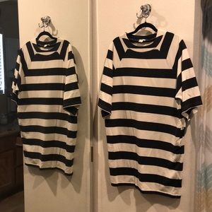 MONKI Striped Dress with pockets
